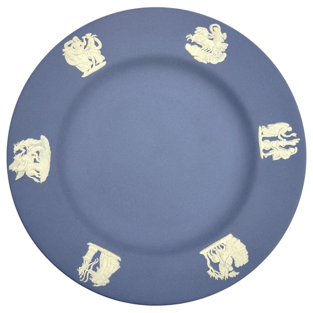 Wedgwood Jasperware Side Plate 6.5 inch Blue with White - read description